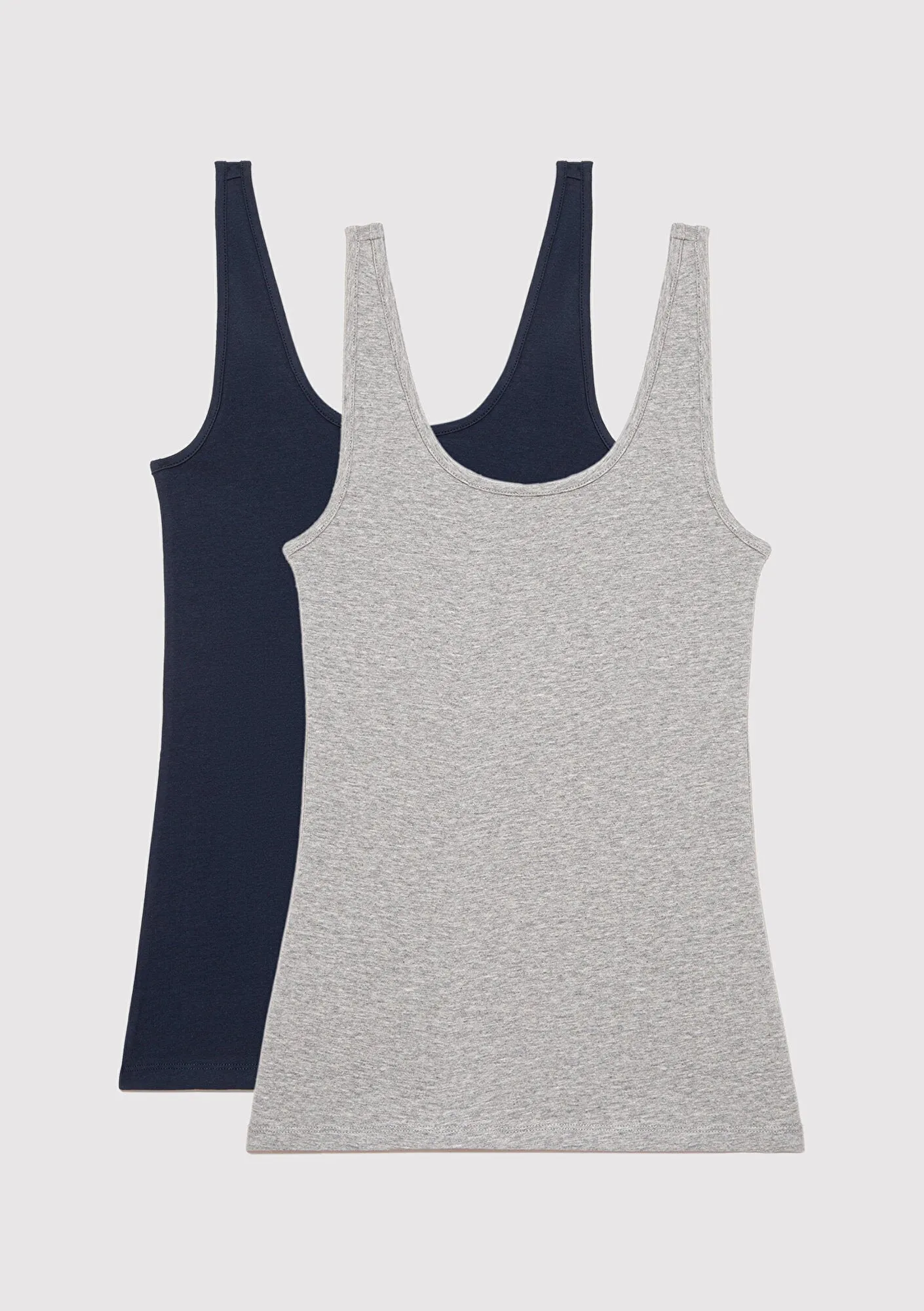 2-Pack Navy Blue Tank Tops
