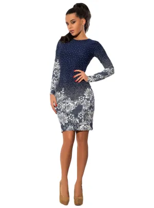 BerryBetty - Long Sleeve Bodycon Mini Night Club Party Dresses