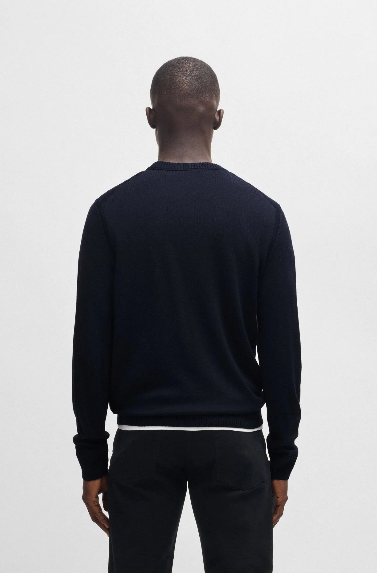 BOSS Sweaters Regular Fit in Wool Mix - AVAC_C 10253448 01-50501762