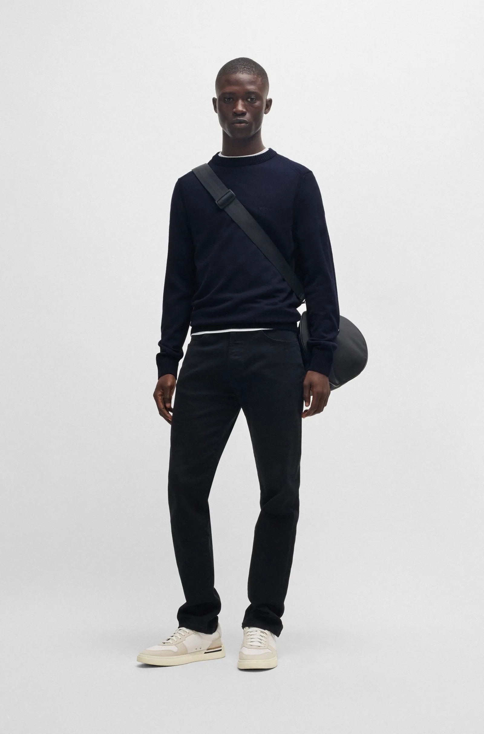 BOSS Sweaters Regular Fit in Wool Mix - AVAC_C 10253448 01-50501762
