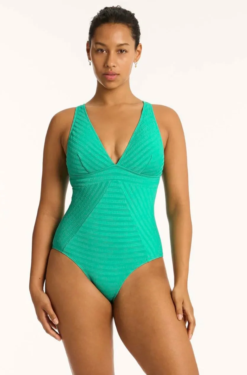 Capri Panel One Piece Evergreen