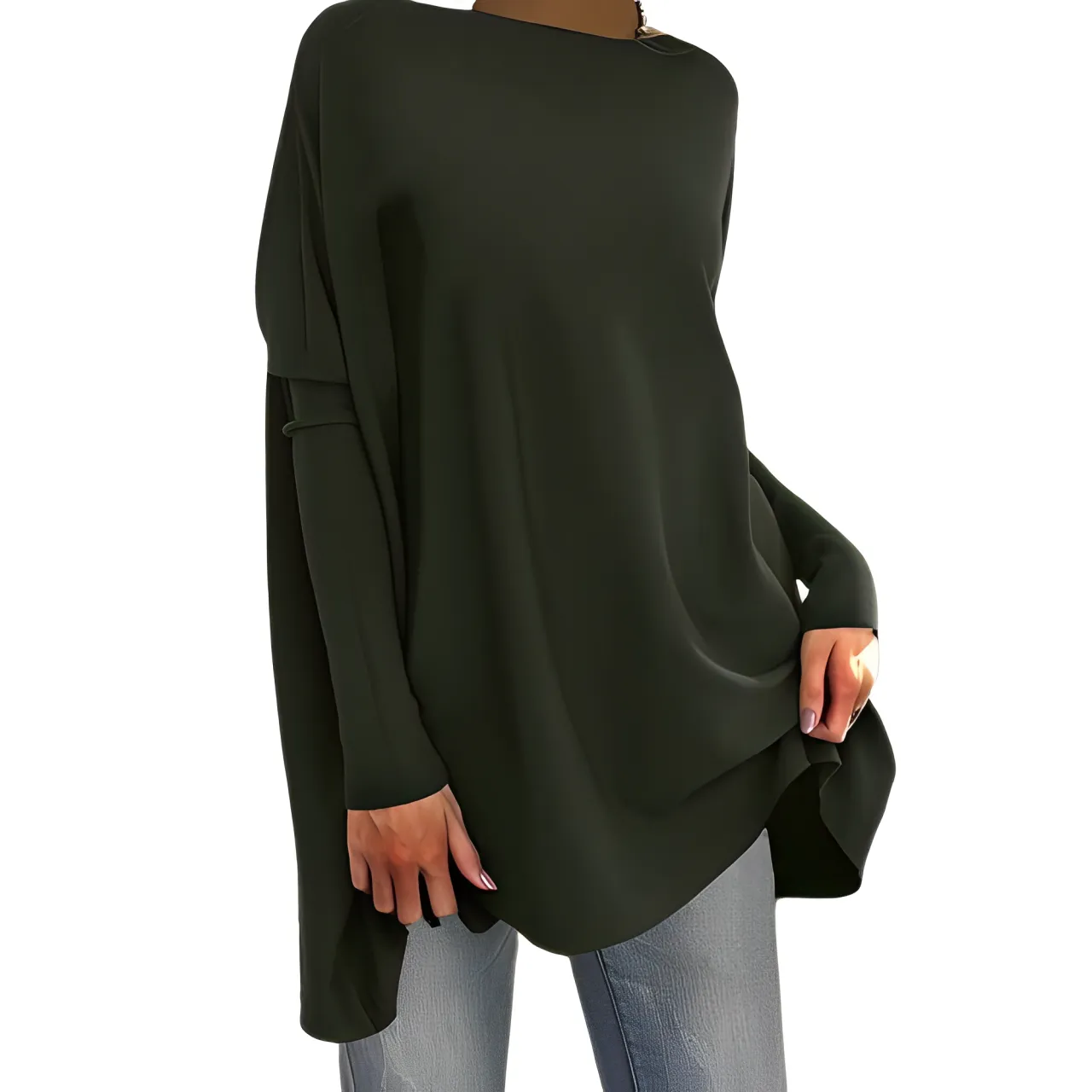 Fiona - Stilvolles und Streetwear Herbst Oversize-Hemd mit auffälliger Krawatte für Damen