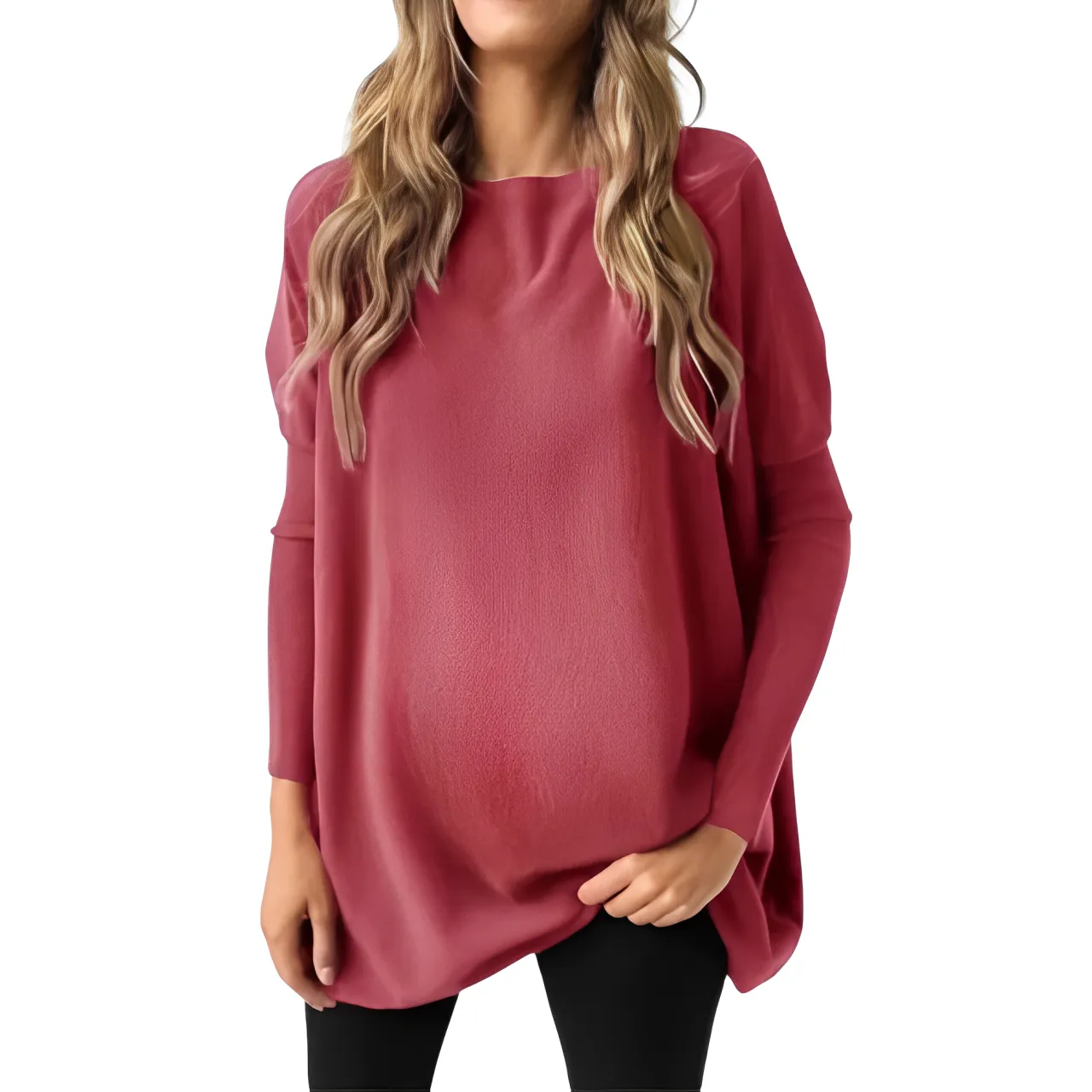 Fiona - Stilvolles und Streetwear Herbst Oversize-Hemd mit auffälliger Krawatte für Damen