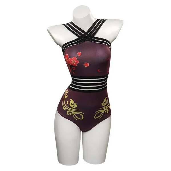 Genshin Impact HUTAO Original Design Cosplay Costume Jumpsuit Swimwears