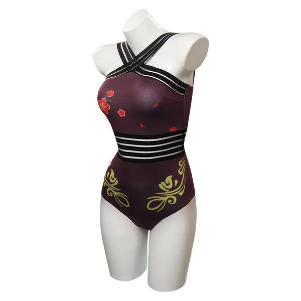 Genshin Impact HUTAO Original Design Cosplay Costume Jumpsuit Swimwears