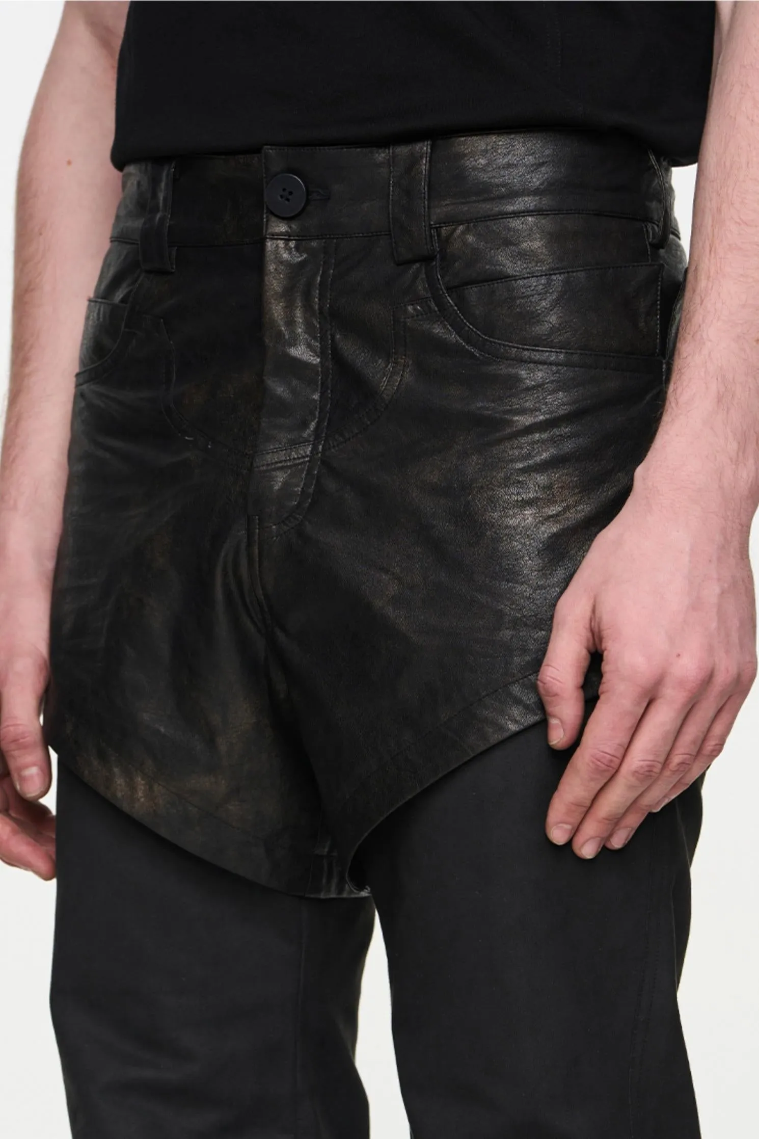 Leather Casual Pants
