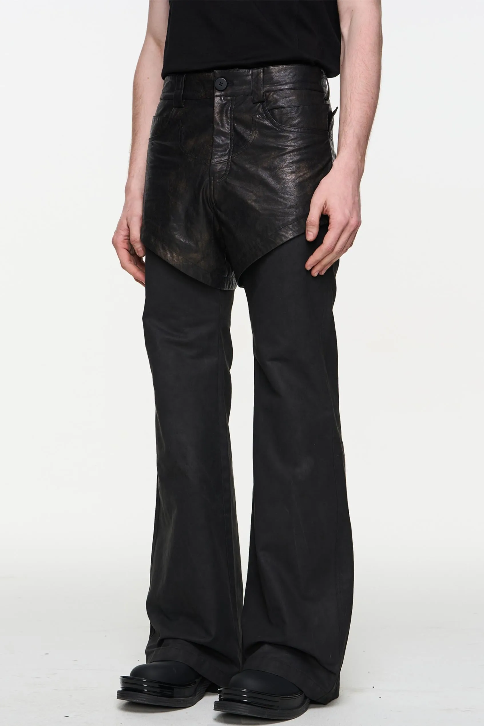 Leather Casual Pants