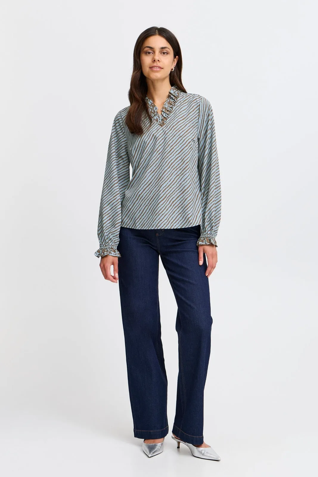 Long Sleeve Blouse - Citadel W Raindrum Ma24 Julina