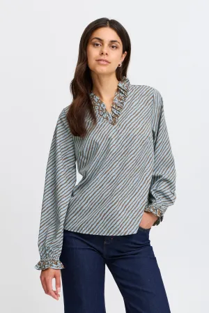 Long Sleeve Blouse - Citadel W Raindrum Ma24 Julina