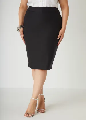Millennium Crepe Pencil Skirt