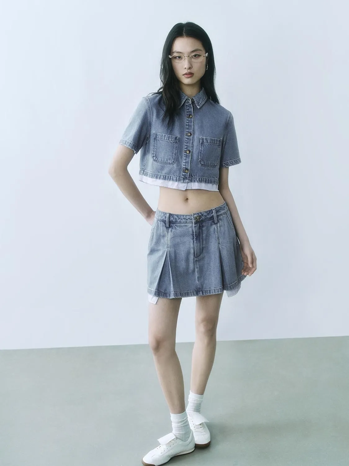 Mini Denim Skirts