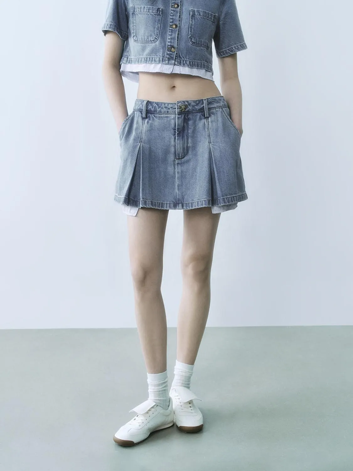 Mini Denim Skirts