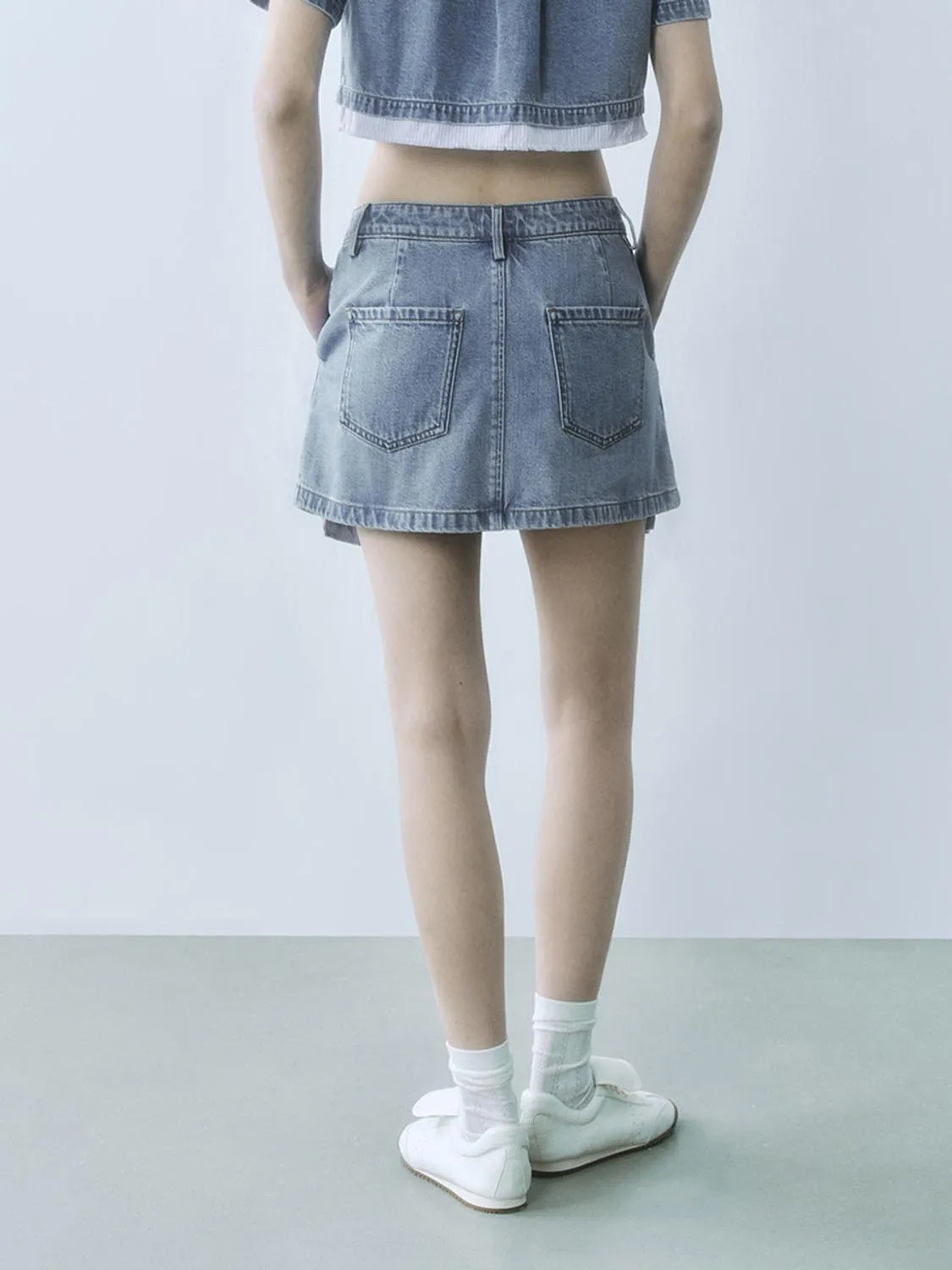 Mini Denim Skirts