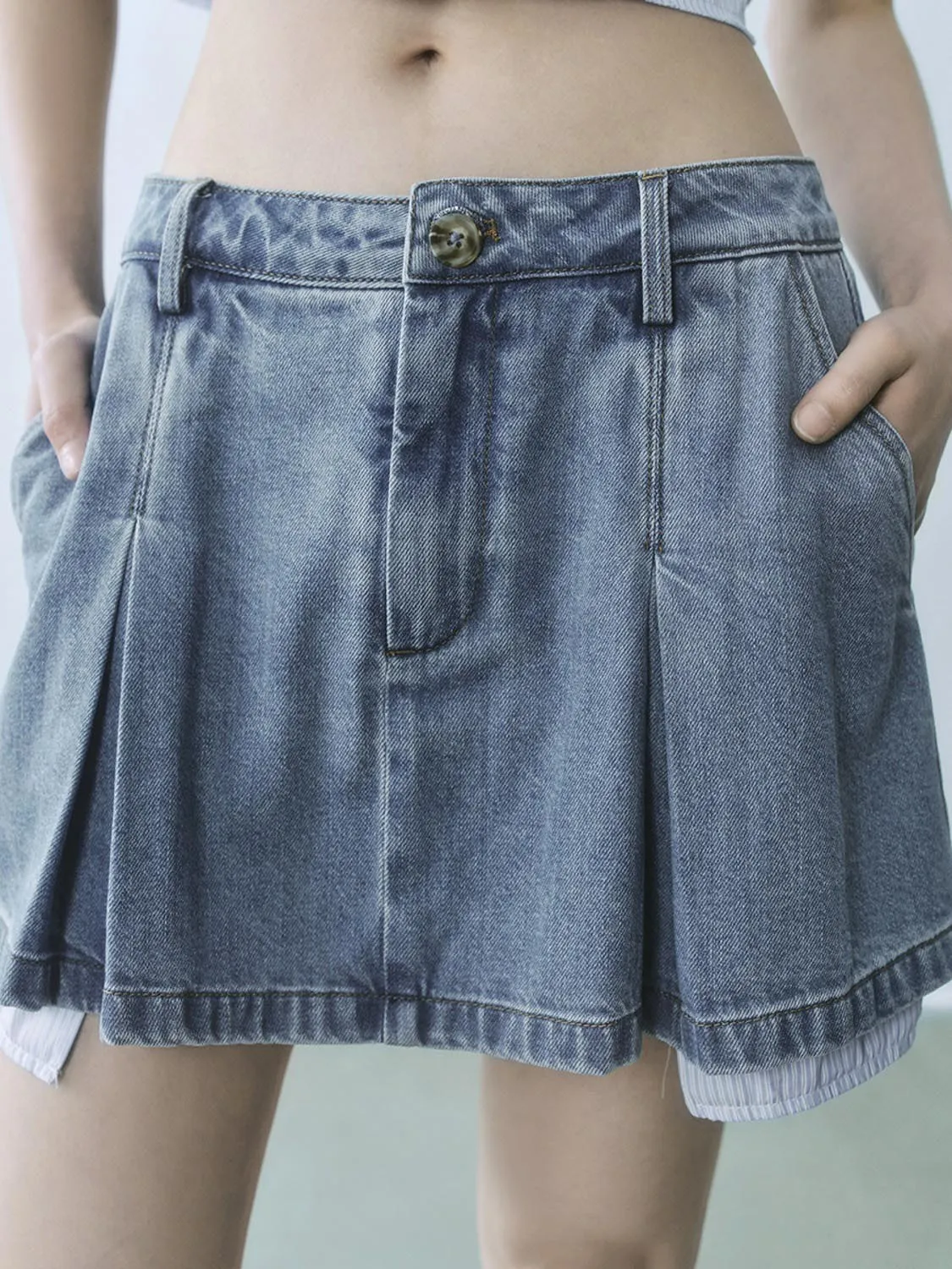 Mini Denim Skirts