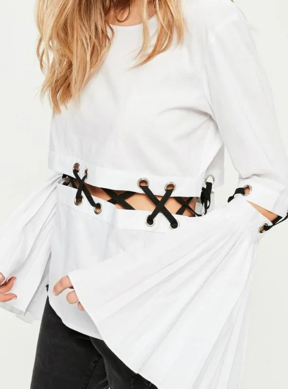 PATCHWORK T-SHIRT BRIEF LONG FLARE