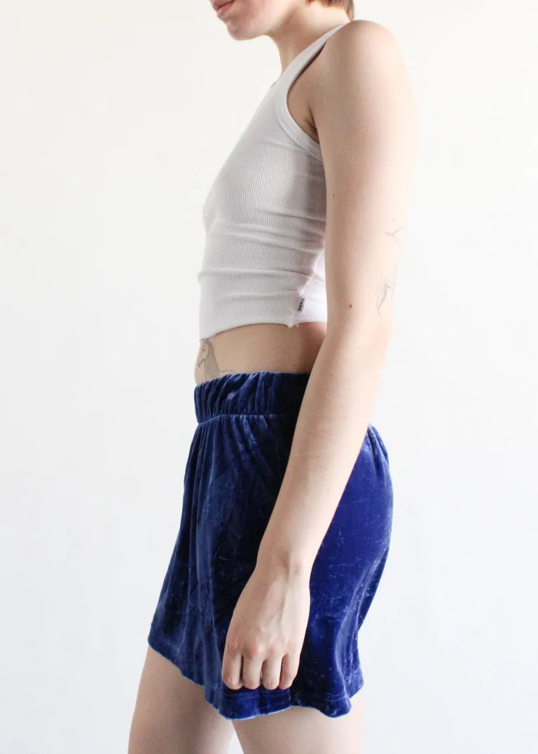 RCYCLD Velvet Mini Skirt