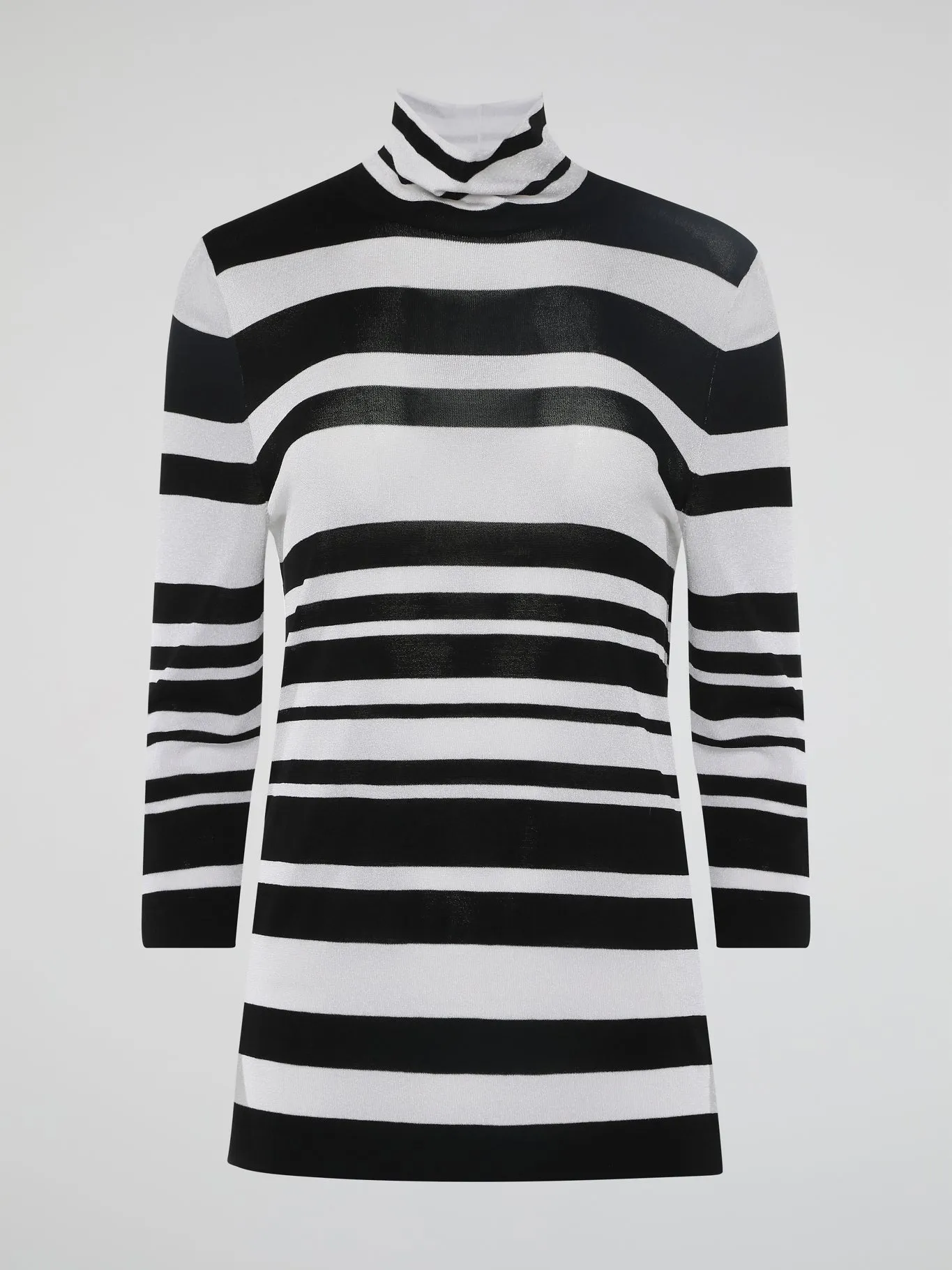 Striped Turtle Neck Sweatshirt