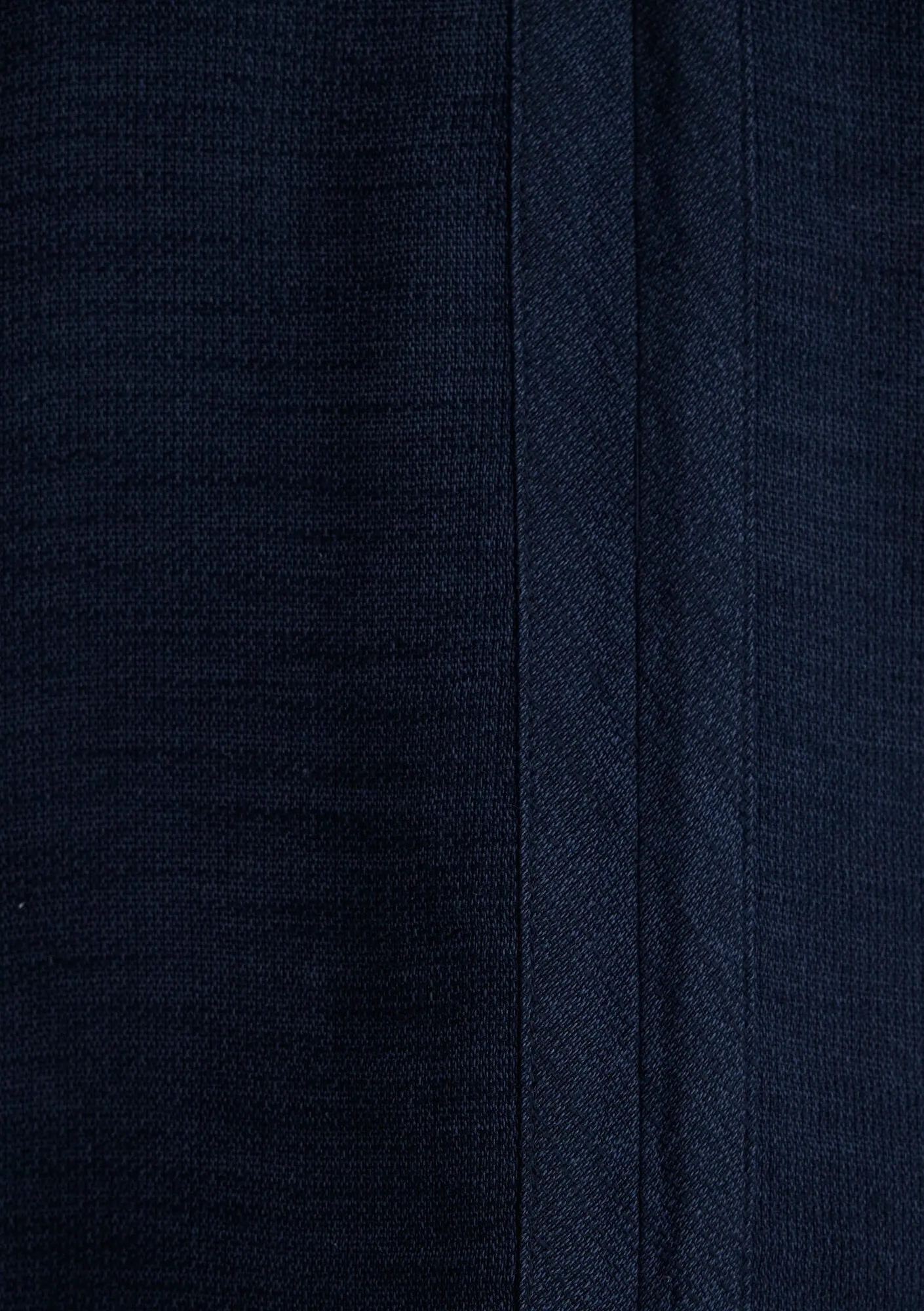 V Neck Navy Blouse