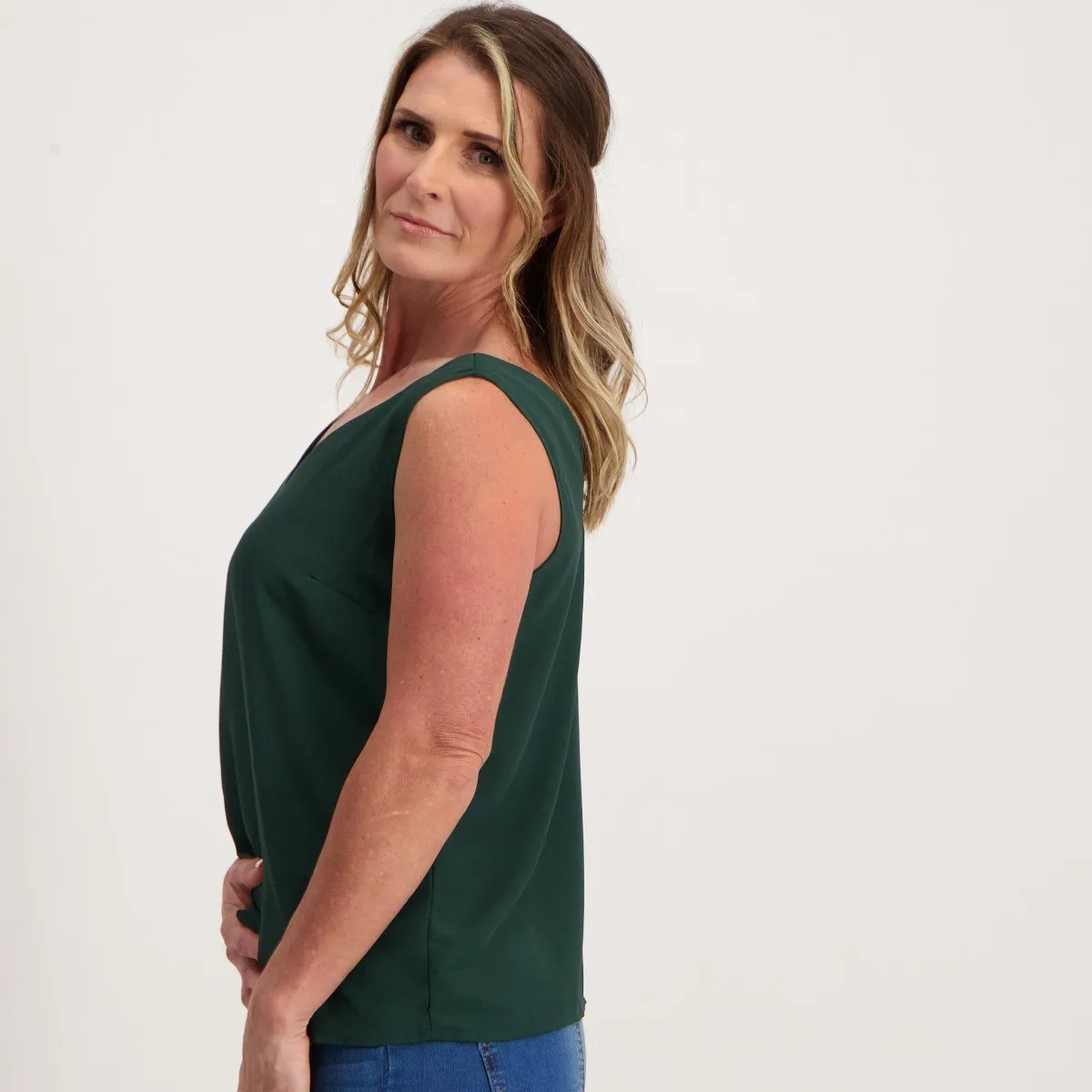 V-Neck Woven Cami