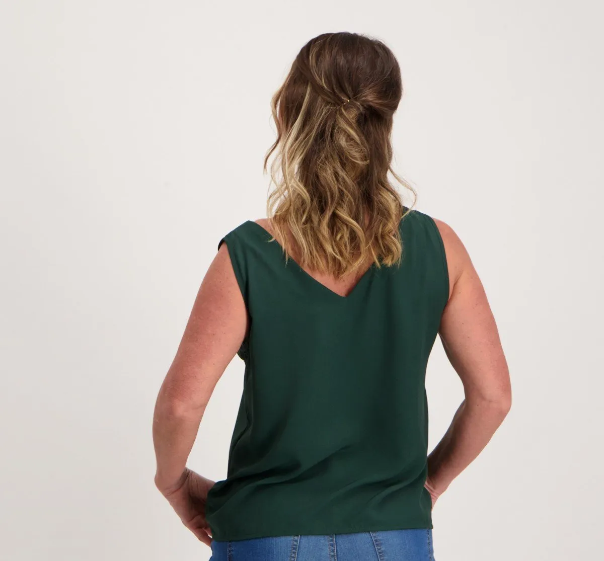V-Neck Woven Cami