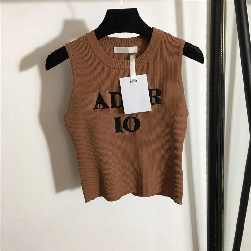 Women Tank Tops Female Summer Vest 2021 New Fashion Casual Letter