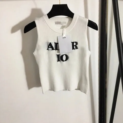 Women Tank Tops Female Summer Vest 2021 New Fashion Casual Letter