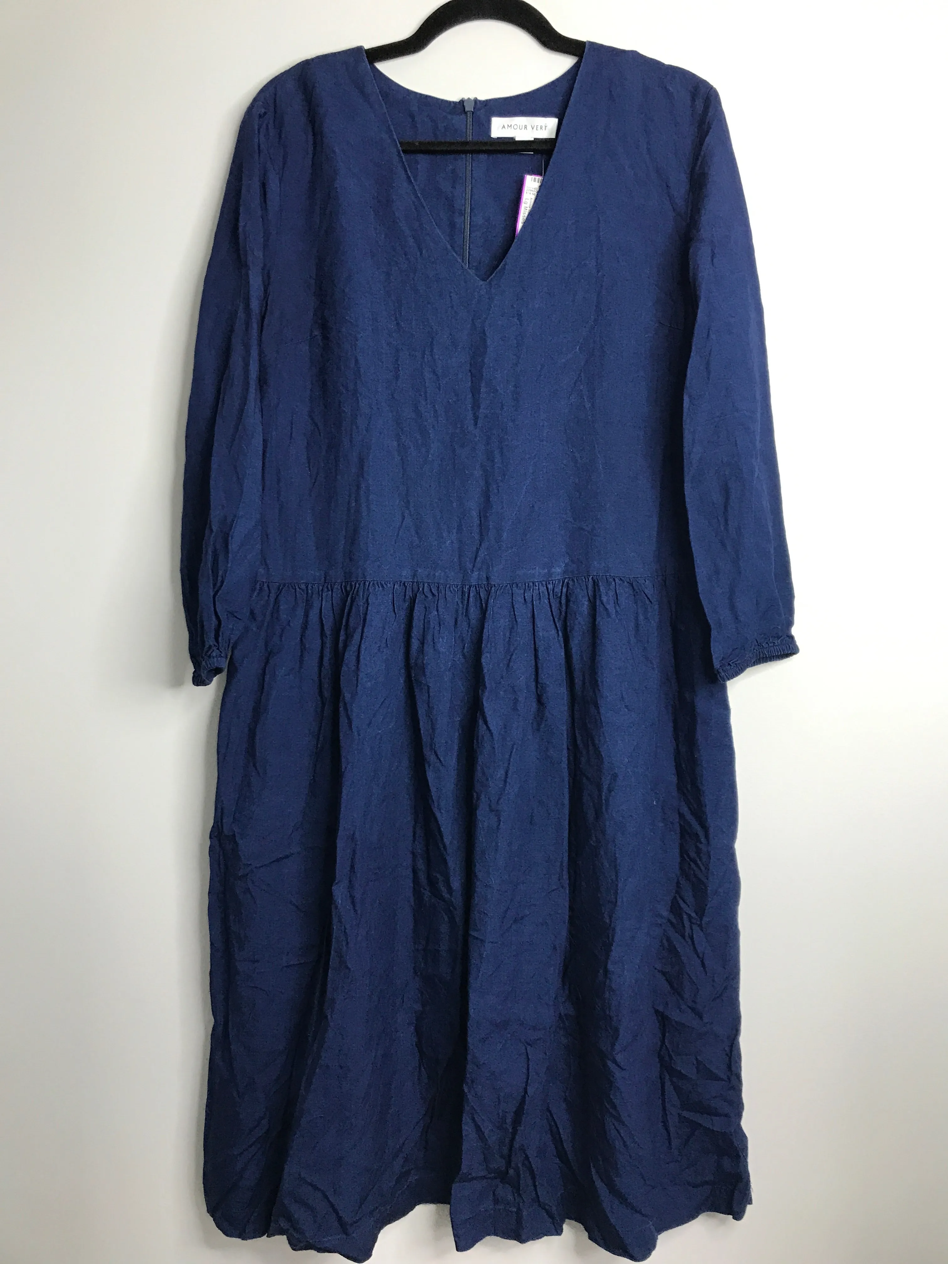 Womens Size Lg Misses Blue Armour Vert Dress